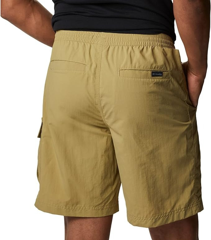 Columbia Mens Palmerston Peak Sport Shorts Small Sandal Tan