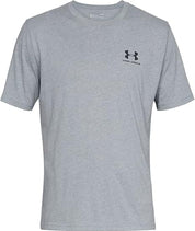Under Armour Men's sportstyle T Shirt Steel Light Grey Black XXL