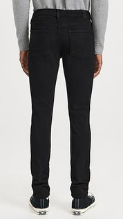 Paige Mens Slim fit Jeans 33 / 30 Black Solid Stretch