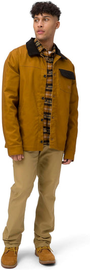 Caterpillar Mens Urban Passage Canvas Jacket Coat XXL 2XL Bronze Brown