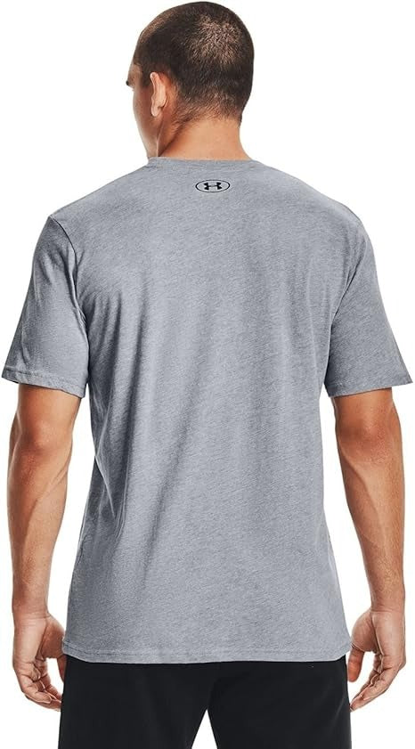 Under Armour Men's sportstyle T Shirt Steel Light Grey Black XXL