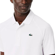 Lacoste Mens Regular fit Short Sleeve Polo Shirt Large White Solid