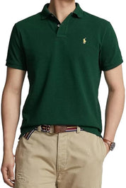 Polo Ralph Lauren Men's Classic Fit Mesh Polo Shirt Hunt Club Green XXL