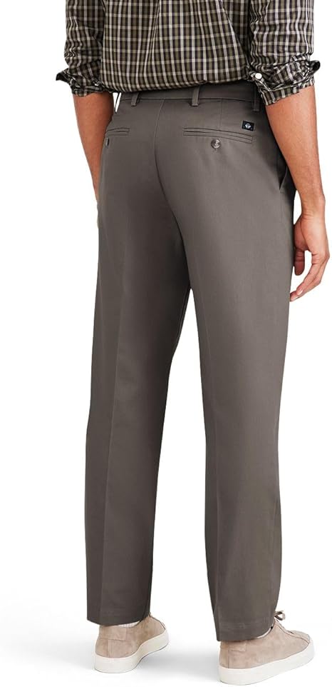 Docker's Mens Classic fit Chinos Pants 36 / 29 Brown Solid