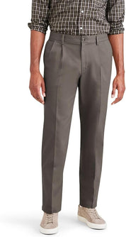 Docker's Mens Classic fit Chinos Pants 36 / 29 Brown Solid