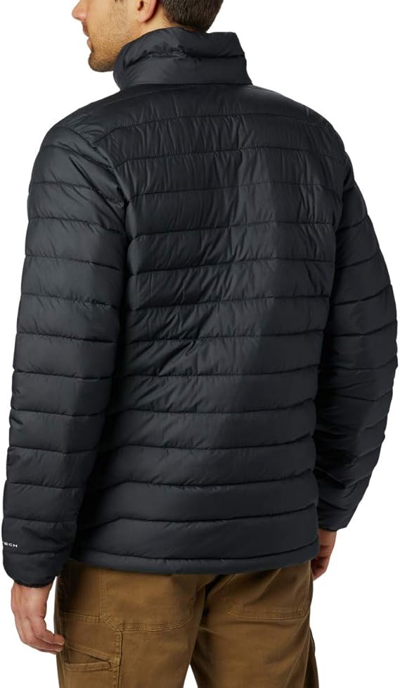Columbia Men Regular fit Puffer Jacket Coat Medium Black Solid