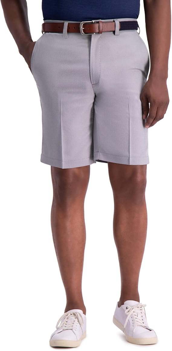 Haggar Mens Classic fit Casual Shorts 36 Black
