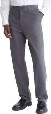 Calvin Klein Mens Utility Chino Pants Forged Iron Grey 36 x 30
