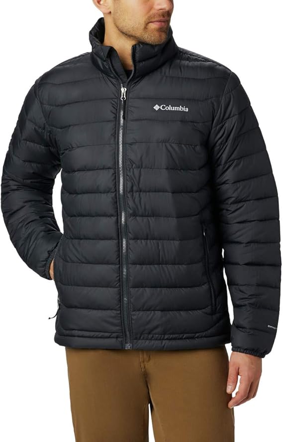 Columbia Men Regular fit Puffer Jacket Coat Medium Black Solid