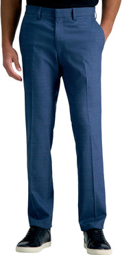 Kenneth Cole Mens Slim fit Dress Pants 32 / 32 Navy Blue Check Stretch