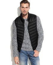 Hawke Co. Mens Packable Puffer Vest Black Small