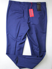 Hugo Boss Mens Slim fit Dress Pants 30 / 30 Blue Solid Stretch