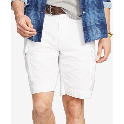 Polo Ralph Lauren Mens Relaxed fit Geller Cargo Shorts 30 White Solid