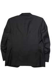 Canali Mens Classic fit Siena Suit Jacket Blazer 38 S Black Solid