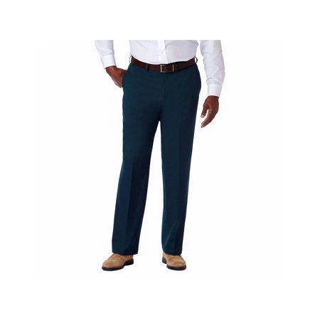 Haggar Mens Classic fit Dress Pants 50 / 29 Navy Blue