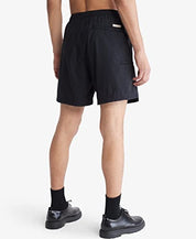 Calvin Klein Mens Poplin Pull on Casual Shorts Black Large