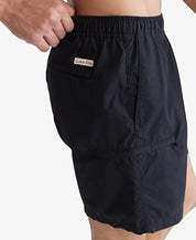 Calvin Klein Mens Poplin Pull on Casual Shorts Black Large