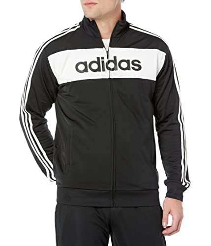 Adidas Men Regular fit Track Jacket Coat Large Black