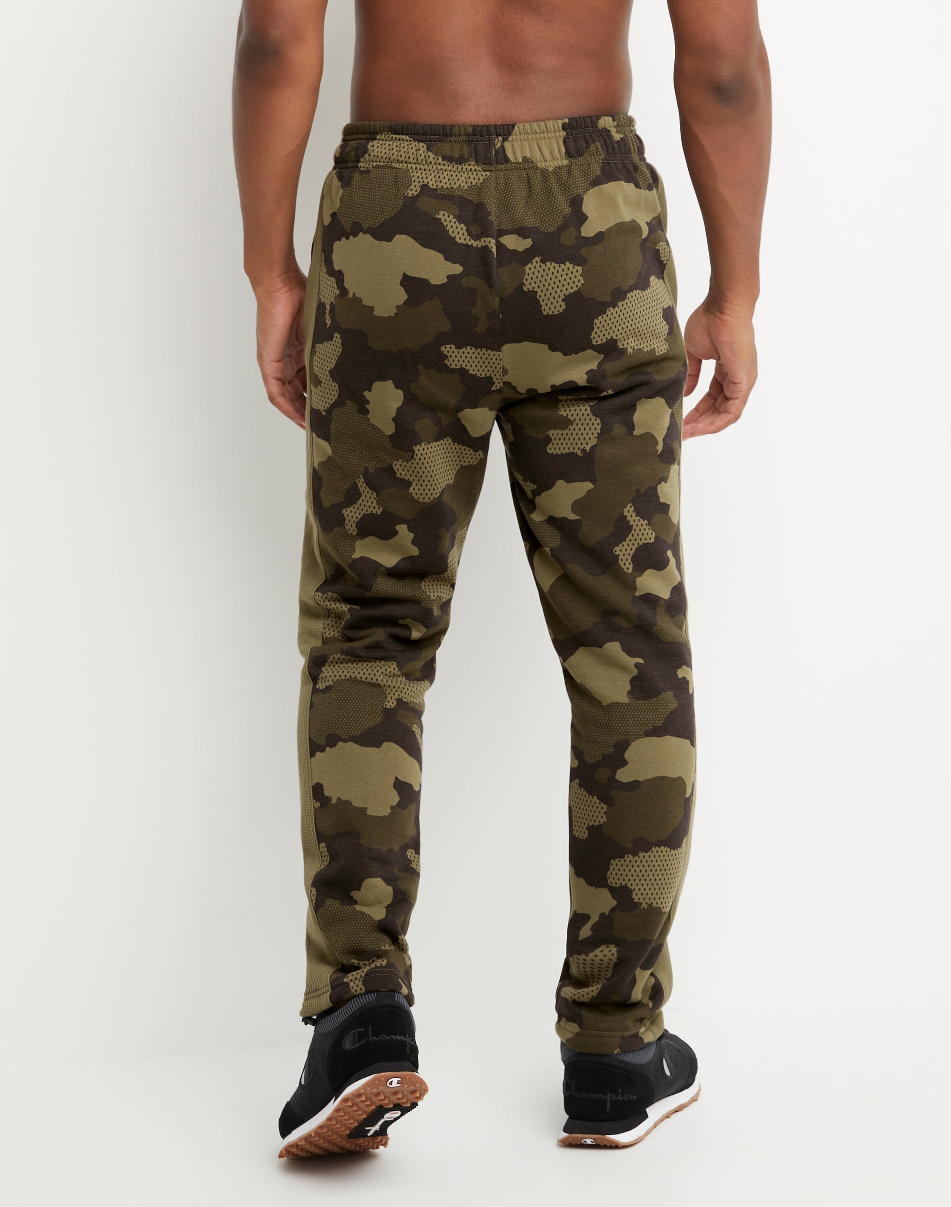 Champion Men's Green Camo Fleece Jogger Small