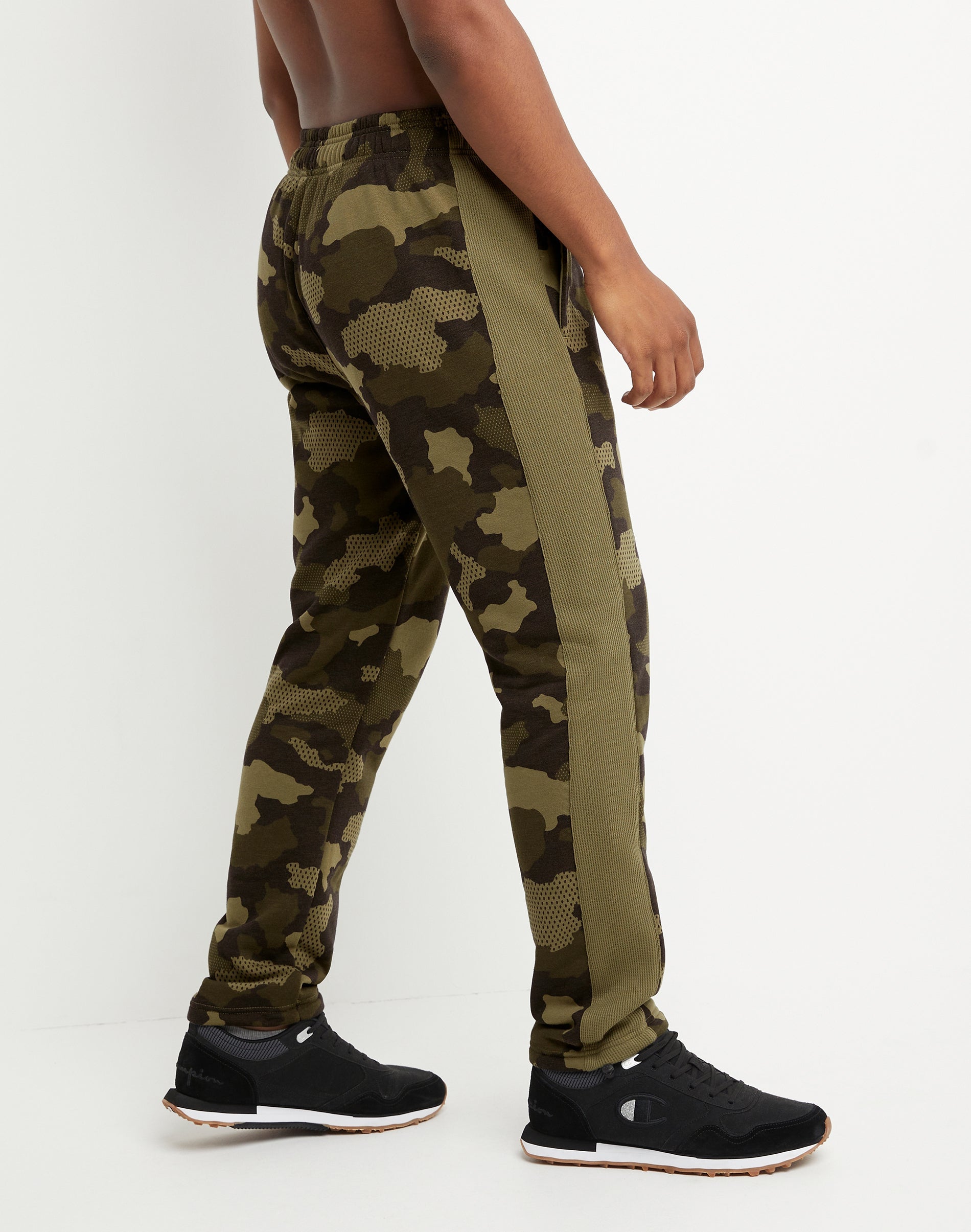 Champion Men's Green Camo Fleece Jogger Small
