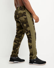 Champion Men's Olive/Brown Camo Fleece Jogger - Size Small