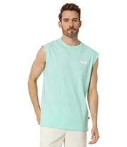 Puma Mens Essential Logo Graphic Sleeveless Tank Top Shirt  Mint Green Medium