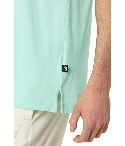 Puma Mens Essential Logo Graphic Sleeveless Tank Top Shirt  Mint Green Medium
