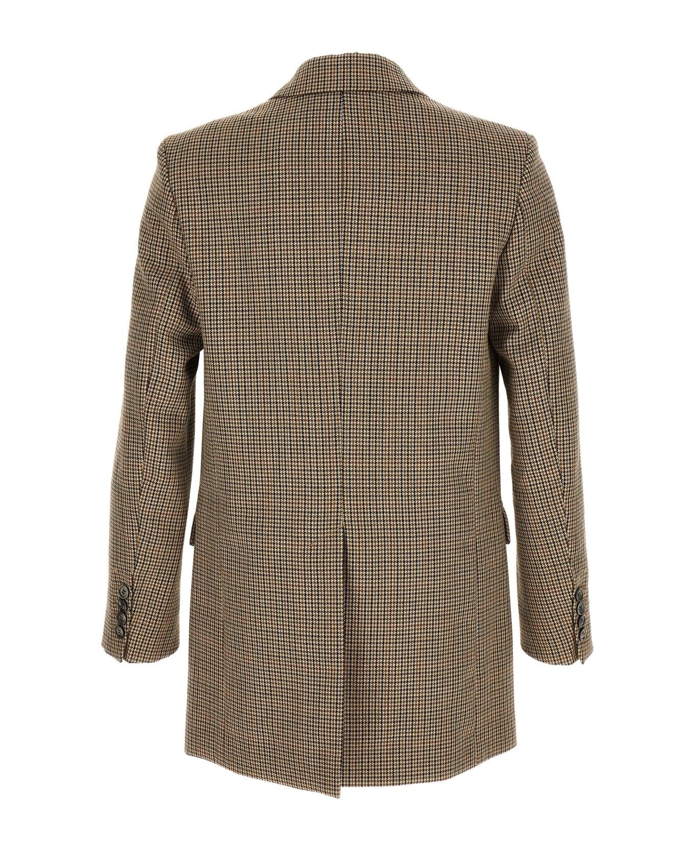 Ami Alexandre Mattiussi Mens Double Breasted Jacket Coat EU 52 US 42 Champagne