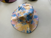 Sun Stone Mens Tie Dye Bucket Hat Orange Multi