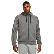 Nike Mens Regular fit Long Sleeve Full Zip Hoodie Sweatshirt LT Grey Solid