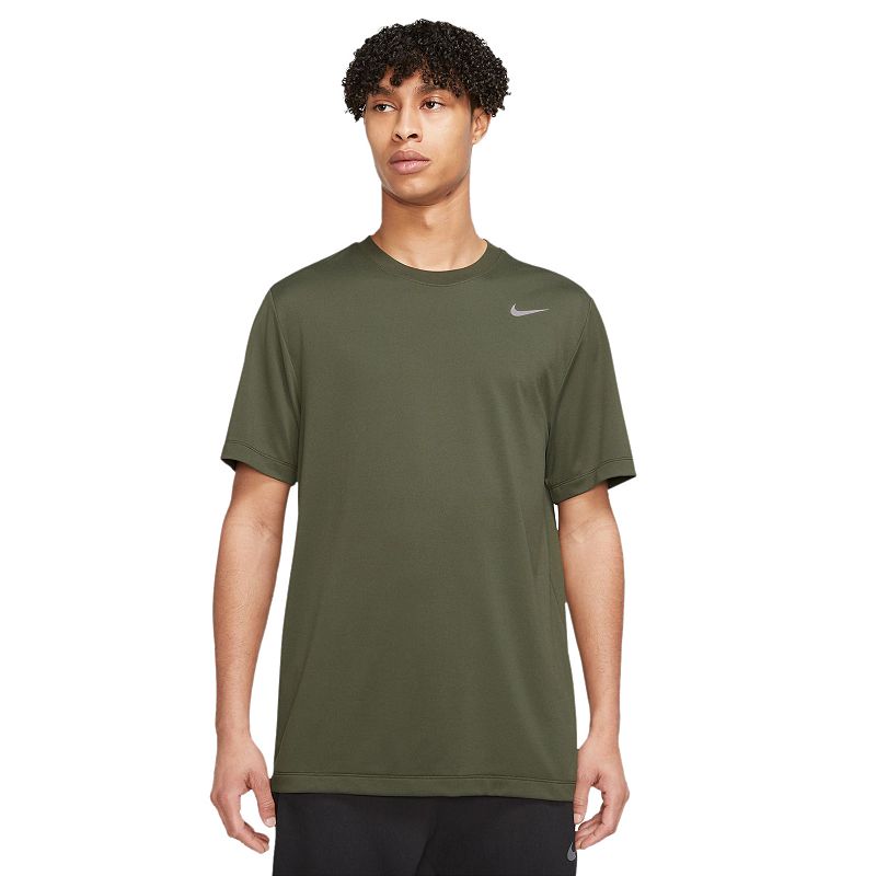 Men's Nike Dri FIT Legend Short Sleeve T Shirt Cargo Khaki Green Medium