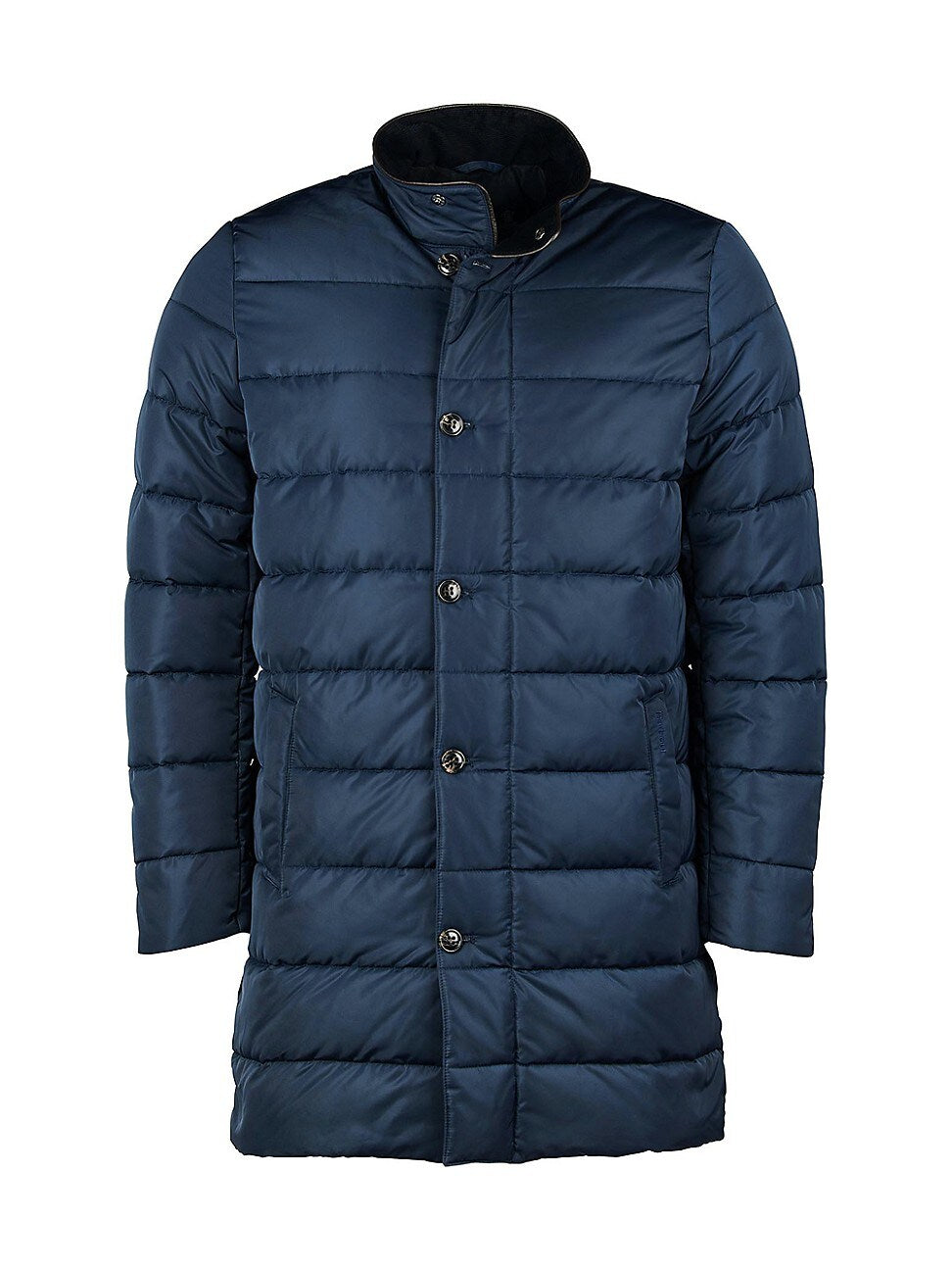 Barbour Men's Tonbridge Baffle Quilted Jacket  Navy Olive  Large