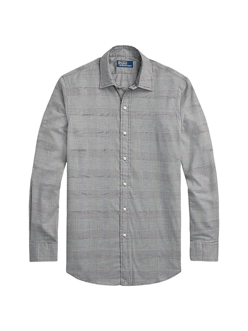 Polo Ralph Lauren Men's Houndstooth Shirt Grey Small