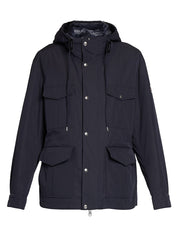 Moncler Isidore Mens Reversible Puffer Jacket Coat Size 4/ XL Dark Blue