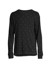 Polo Ralph Lauren Men's Waffle-Knit Long Sleeve Polo Shirt Black Grey XL