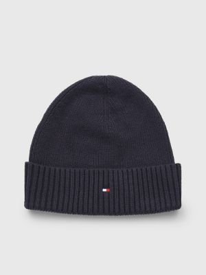 Tommy Hilfiger Men Regular fit Beanie Hat One Size Navy Blue