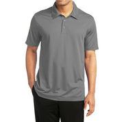 Galaxy By Harvic Mens Regular fit Short Sleeve Polo Shirt XXL Grey Solid Moisture Wicking