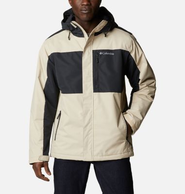 Columbia Men's Tipton Peak  II Insulated Jacket Small Beige Tan Black