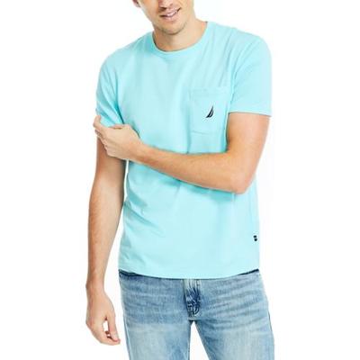 Nautica Mens Core Short Sleeve T Shirt Angel Blue Medium
