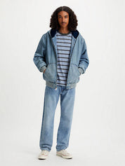 Levis Mens Potero Relaxed-Fit Jacket Indigo Blue 2XL