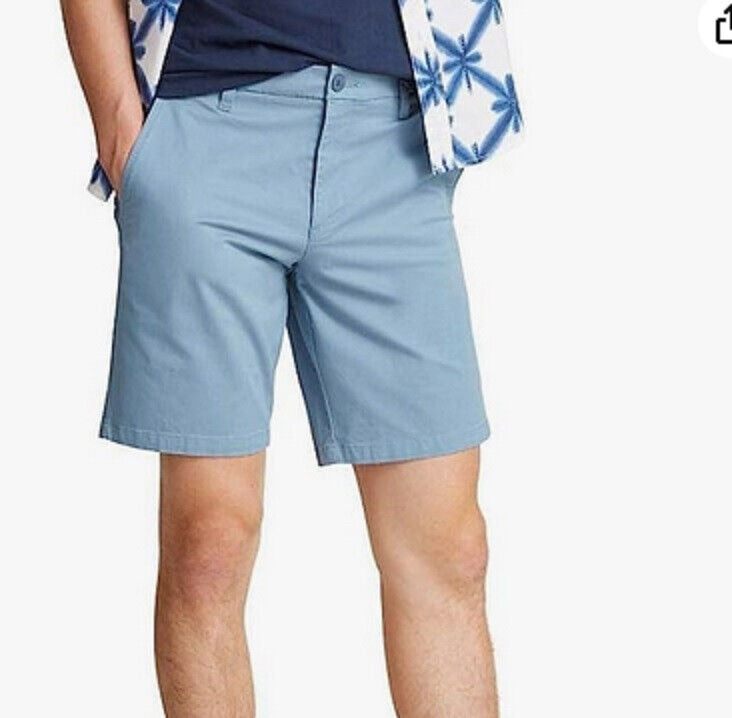 Dockers Men's Big & Tall Flex Solid Shorts  Twin Lakes Blue 56 Waist