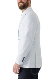 Nautica Mens Modern fit Sport Coat Blazer 40 L Light Blue Solid