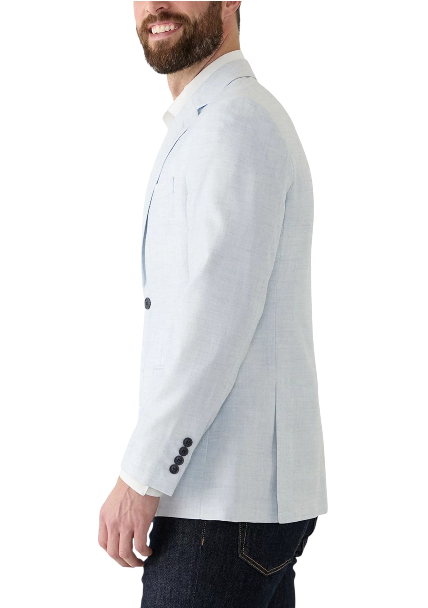 Nautica Mens Modern fit Sport Coat Blazer 36 S Blue Solid