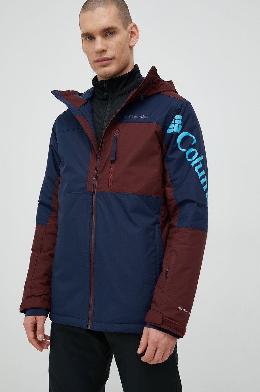 Columbia Mens Timberturner Ii Jacket Red / Blue XL