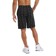 Champion Men's Classic Mesh Shorts Little Script Black Large