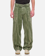 JW Anderson Mens Wide Leg Cargo Pants Size Small 30 - 32 Green Italy