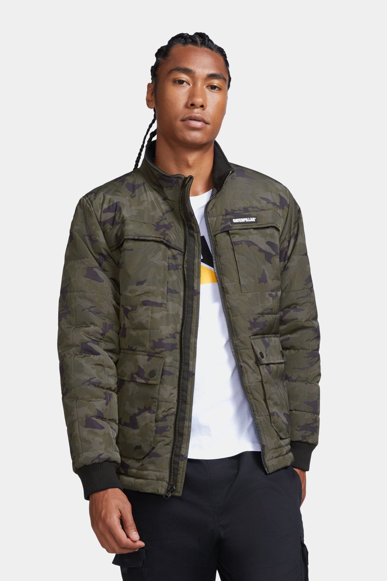 Caterpillar Men's Logo Terrain Jacket - XXL Camo