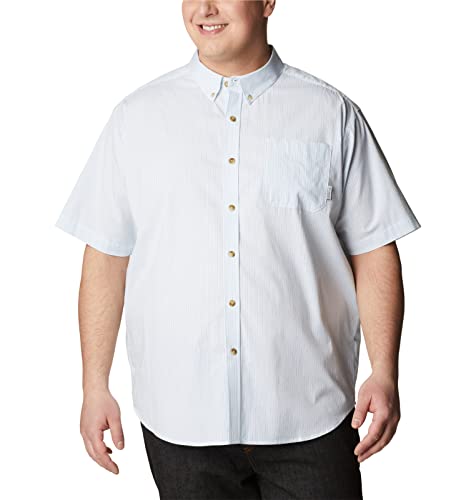 Columbia Mens Rapid Rivers II Button Down Shirt White Medium