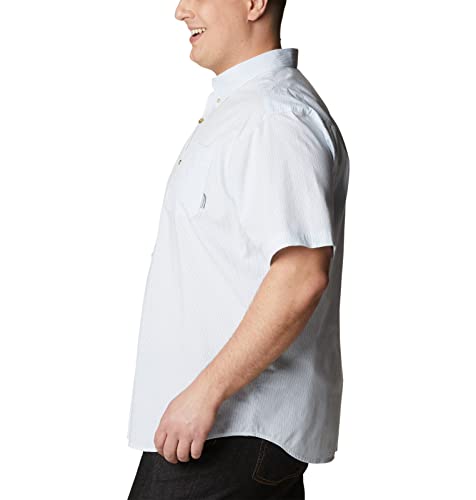 Columbia Mens Rapid Rivers II Button Down Shirt White Medium