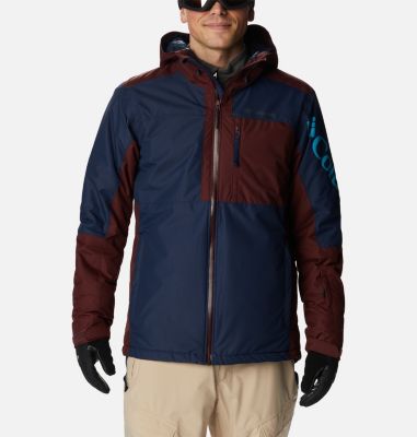 Columbia Mens Timberturner Ii Jacket Navy Elderberry Blue XXL 2XL